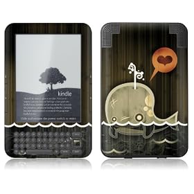 Gelaskins Protective Skin for The Kindle Keyboard - The Enamored Whale