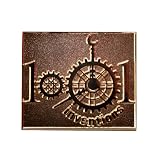 1001 Inventions Branded Brass Badge