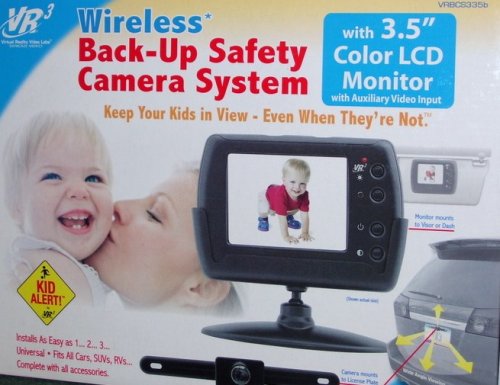 VR3 3.5 WIRELESS BACK UP SECURITY SAFETY CAMERA FOR CARS TRUCKS SUV RV
