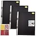 ITOYA 18 inch x 24 inch Original Art Profolio Presentation Book/Portfolio- for Art, Photography, and Documents - Pack of 3 + Scrapbooking Stickers 4 Pages of Emojis, Quotes, Letters & Numbers