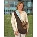 Esc Reversible Sling Pet Carrier Brown/pink Os
