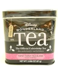 Alice in Wonderland the Official Unbirthday Tea Disney Parks Exclusive Topsy Turvy Tea Blend Loose Leaf Tea