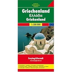 Freytag Berndt Autokarten, Euroserie, Griechenland 1:500.000: Kulturf�hrer, Autof�hren, Ortsregister mit Postleitzahlen