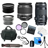 Canon EF-S 18-55mm f/3.5-5.6 IS SLR Lens + Canon EF 70-300mm f/4-5.6 IS USM ....