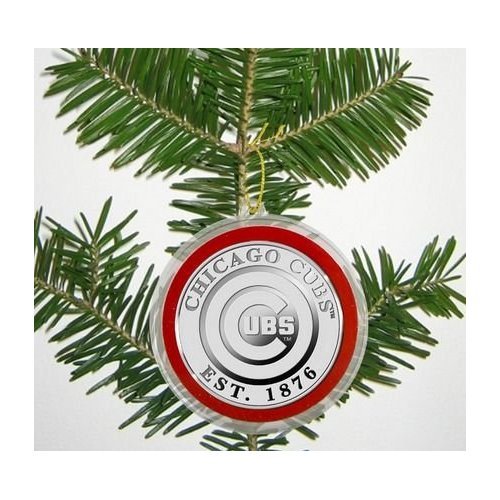 Highland Mint Chicago Cubs Silver Coin Ornament