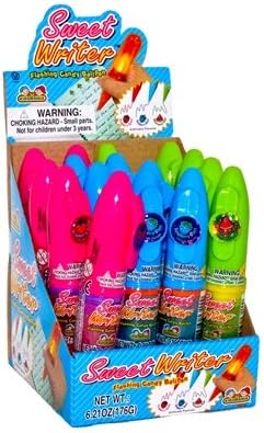 SWEET WRITER FLASHING CANDY BALLPEN 16ct 2 UNIT PACK