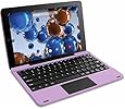 RCA Viking Pro 10.1" 2-in-1 Tablet 32GB Quad Core Computer Laptop Purple Touchscreen WIFI Bluetooth Android 5.0 OS (Lollipop)