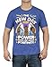 WWE New Day Power of Positivity Adult Blue T-shirt