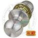 NUSET Dana Series Passage Knob (Satin Chrome)