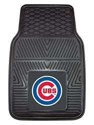 Nifty 8782 MLB-Chicago Cubs Vinyl Universal Heavy Duty Fan Floor Mat