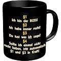 Shirt Zauber Fun Tasse - �1 ich bin der Boss