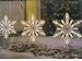 GE 8 Piece Motion Snowflake Pathway Holiday Light Set