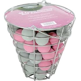 Intech Range Bucket 48 Balls (Pink/Gray)