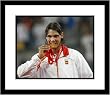 Rafael Nadal 2008 Spain Olympics Tennis Framed 8x10 Photograph Gold Medal