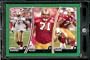 2007 Topps Total # 163 Jonas Jennings / Larry Allen / Kwame Harris - San Francicso 49ers - Football Card