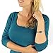 ELYA Stainless Steel Three Mesh Strands with Polished Heart Bracelet - 7.5