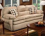 IMAGE OF Queen Sleeper by Newport Upholstery - Padded Suede Mocha 6098-21 (H5375)