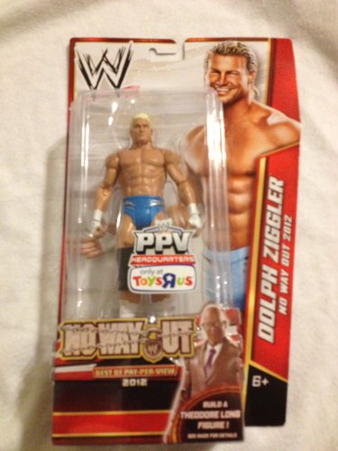 Mattel WWE Wrestling Exclusive No Way Out 2012 Action Figure Dolph Ziggler [Build Theodore Long!]