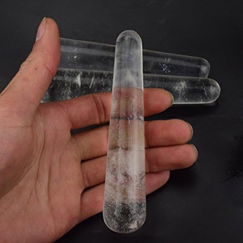 120mm natural rock quartz crystal adult wands pleasure wands body massager for exercise and body massage