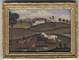 Dollhouse Artwork Art Print of a Colonial Countryside