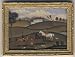 Dollhouse Artwork Art Print of a Colonial Countryside
