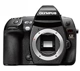 Olympus E-3 SLR-Digitalkamera Gehäuse (10 Megapixel, LifeView, Bildstabilisator) Set inkl. Akku und Ladegerät