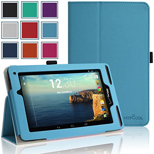 HOTCOOL Verizon Ellipsis 7 Case - Slim New-Leather Folio 2014VAP Case For Verizon Ellipsis 7 4G LTE Tablet, Blue HOTCOOL Verizon Ellipsis 7 Case - Slim New-Leather Folio 2014VAP Case For Verizon Ellipsis 7 4G LTE Tablet, Blue