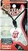 The Rolling Stones - Tongue Sticking Out Logo on Guitar Pick Pendant on Leather Chain Necklace