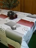 NAPPE TOILE CIREE RONDE 140 cm ULRICH