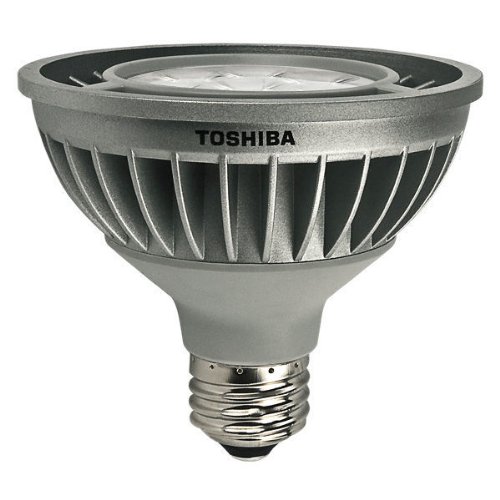 Toshiba 16P30S/827SP8 – 15.6 Watt – Dimmable LED – PAR30 – Short Neck – 2700K Warm White – Narrow Spot – 12500 Candlepower – 70 Watt Equal