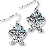 Genuine Paua Shell Earrings - Pirate Inspired Design