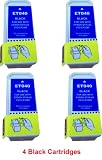 4 T040 Black compatible inks for epson stylus C62 CX3200