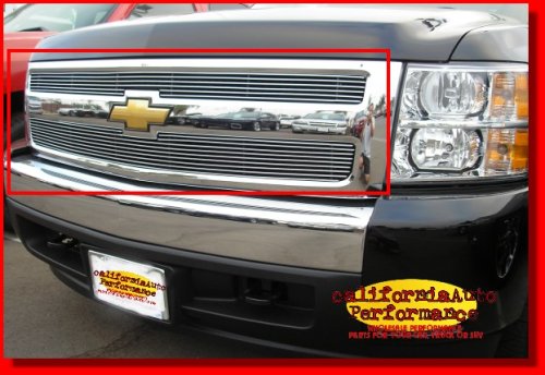 07 08 Chevy Silverado 1500 Bolt-on 2pc Billet Grille