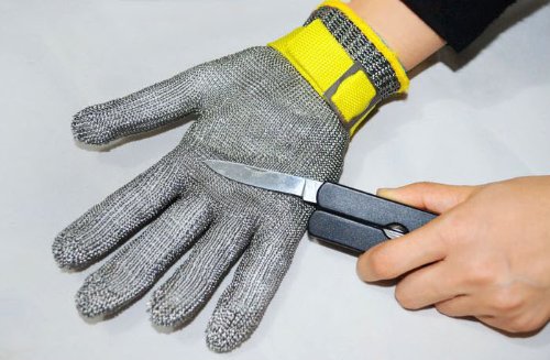 Eforlife Safety Cut Proof Protect Glove 100% Stainless Steel Metal Mesh Butcher Gloves On Sale