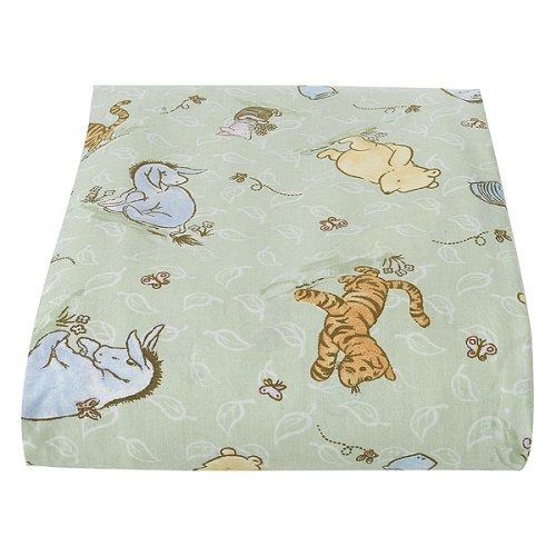 Crown Crafts Classic Pooh™ Crib Sheet - Sage