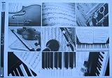 Review Kanban  / A4 Kanban decoupage sheet - monochrome Music toppers