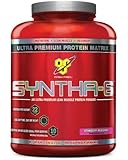 BSN SYNTHA-6 Protein Powder, Strawberry Milkshake, 5.0 Pound