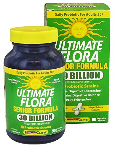 Renew Life Ultimate Flora Senior Formula Capsules, 90 Pills Renew Life Ultimate Flora Senior Formula Capsules, 90 Pills