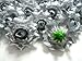 (100) Silk Silver Roses Flower Head - 1.75