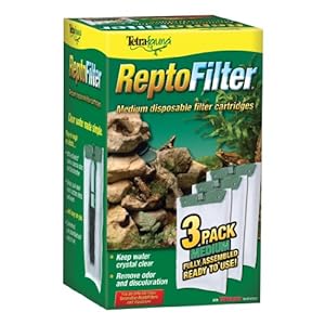 Tetra 25845 ReptoFilter Filter Cartridges, Medium, 3-Pack
