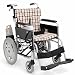 ジョイスティック自走操作ユニット電動車いす BM16-38SB-M-ABF2/JOYXN (バッテリー固定式)(操作部右)本革調緑/シルバー