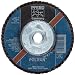 PFERD Polifan SGP Abrasive Flap Disc, Type 27, Threaded Hole, Phenolic Resin Backing, Zirconia Alumina, 4-1/2