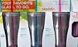 3 Pack of BPA Free 16oz To-Go Double Wall Plastic Tumblers with 6 Reusable Straws