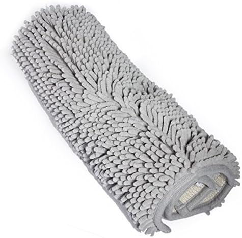 1Pcs Soft Shaggy Non Slip Absorbent Bath Mat Bathroom Shower Rugs Carpe Soft Shaggy Gray