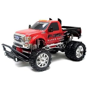 Amazon.com: 1:10 Scale Radio Control Vehicle 9.6V Ford F-350 Super Duty Dually in Blue: Toys & Games