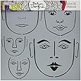 Crafters Workshop Many Faces Crafter's Workshop Template, 12 by 12"