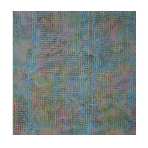 Blue Shibori Dots Batik Handkerchief