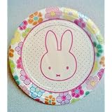 Miffy / Nijntje Bunny Rabbit Birthday Party 7" Dessert Plates ~ 12 Count