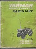 Yanmar Diesel Tractor Parts List Model YM 155(D) 135(D) (YT7612-331E)