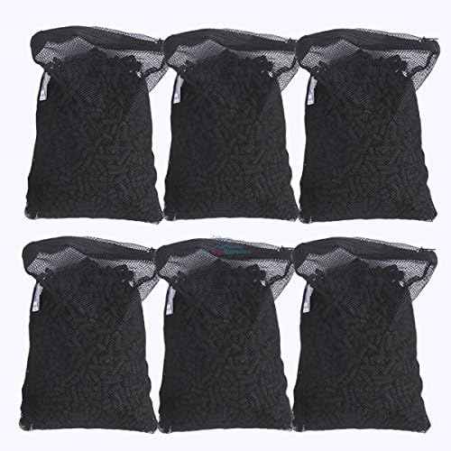 Kleanco Home It - 6 lbs Natural Wood Carbon Activated Carbon in 6 Media Bags for Aquarium Fish Pond Canister Filter